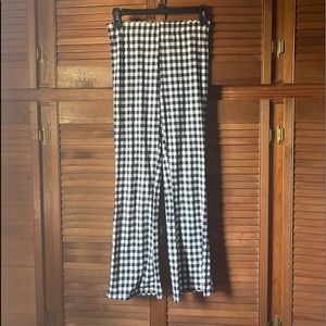Forever 21 Plaid Flare Pants